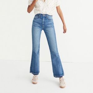 Madewell rigid flare jeans size 27 tall brand new